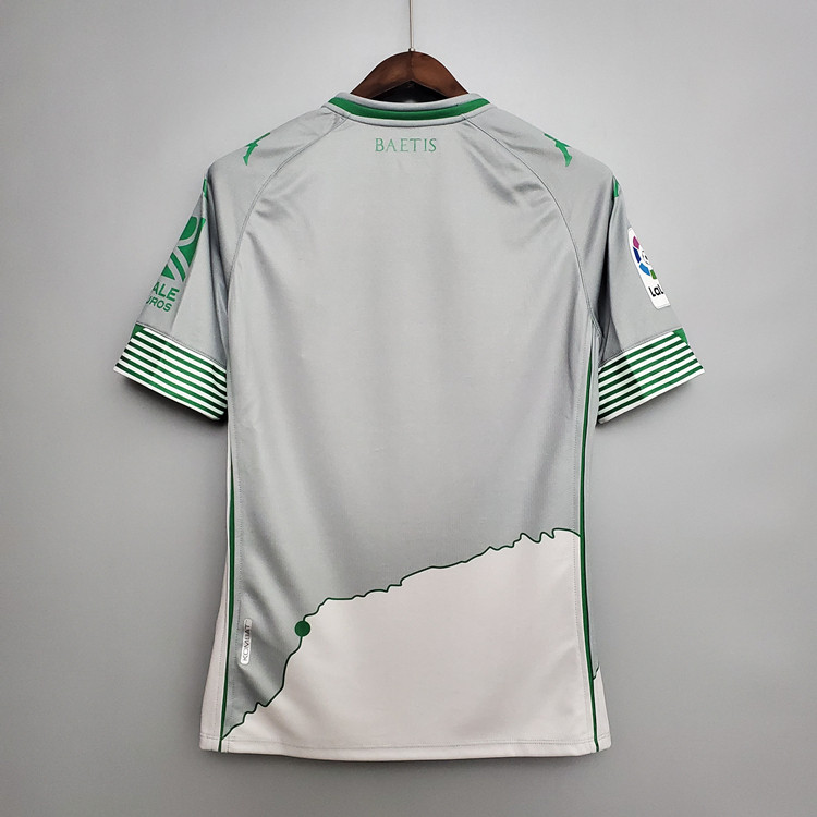 Real Betis 20-21 Third Grey Soccer Jersey Football Shirt - Click Image to Close